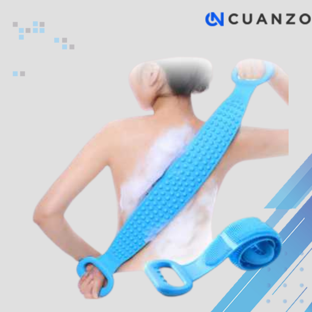 Alat Bantu Mandi Sikat Punggung Silicone Scrub Brush 60cm / Penggosok Daki Badan Buat Mandi / Alat P