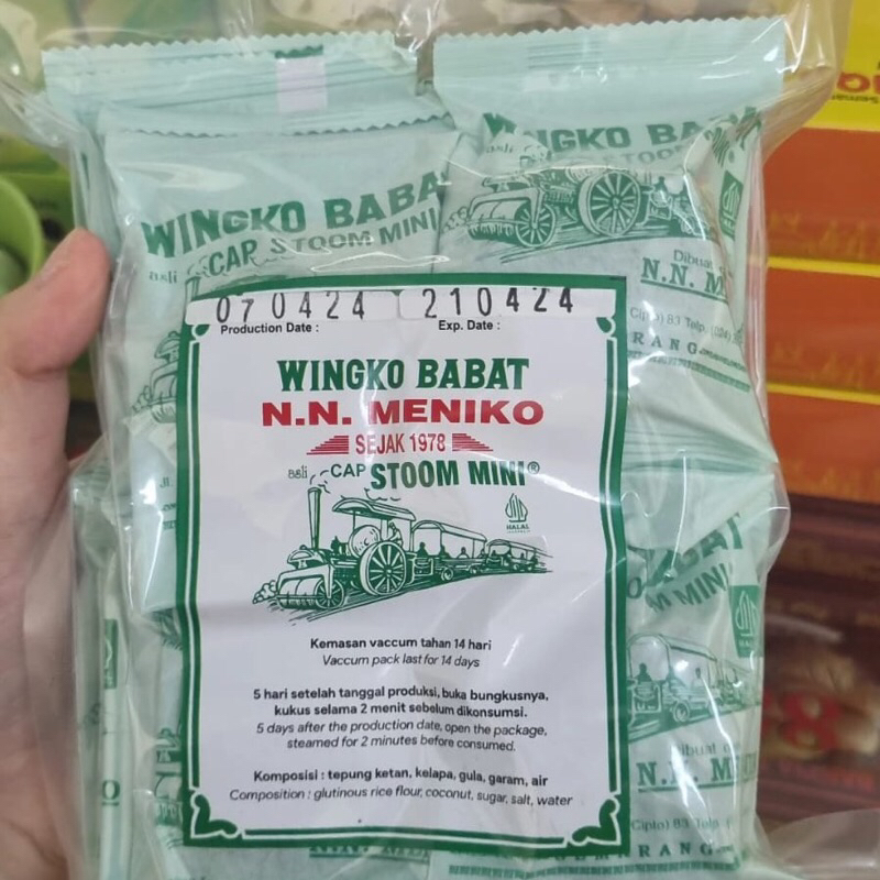 

Wingko Babat Nn Meniko Original isi 20 ( Vacuum Pack )