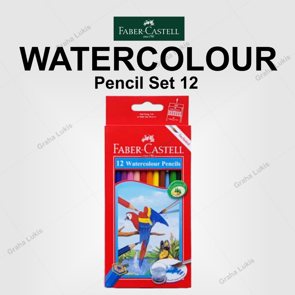 

Faber Castell 12 Watercolour Pencils