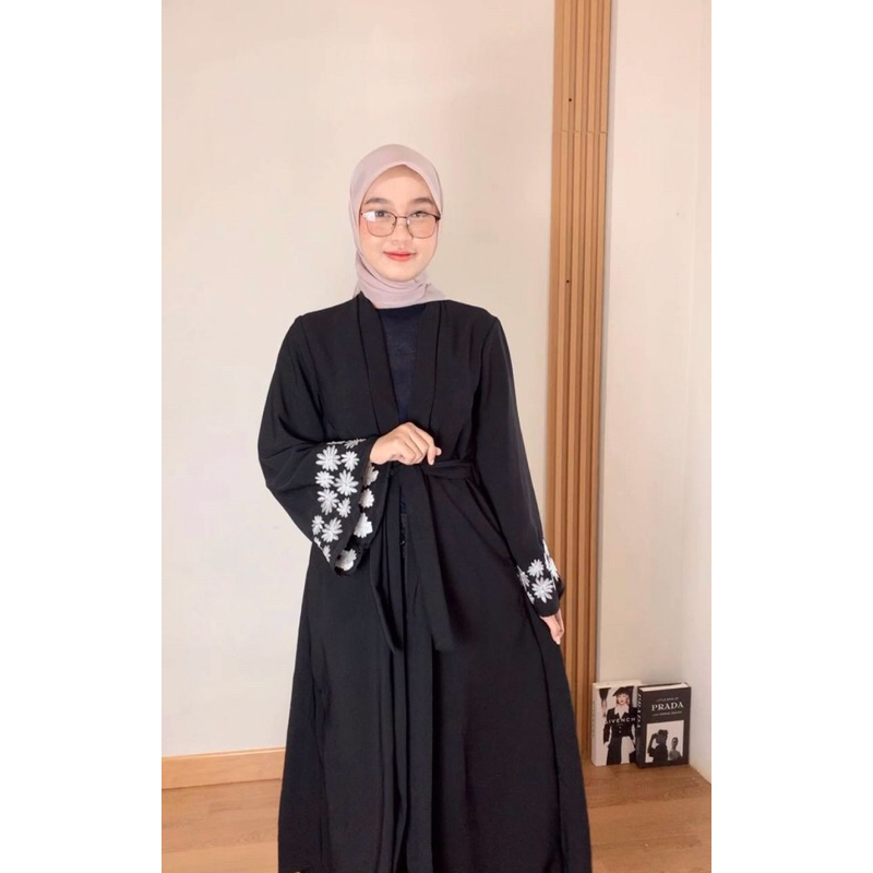 Dress Outer Abaya Bordir