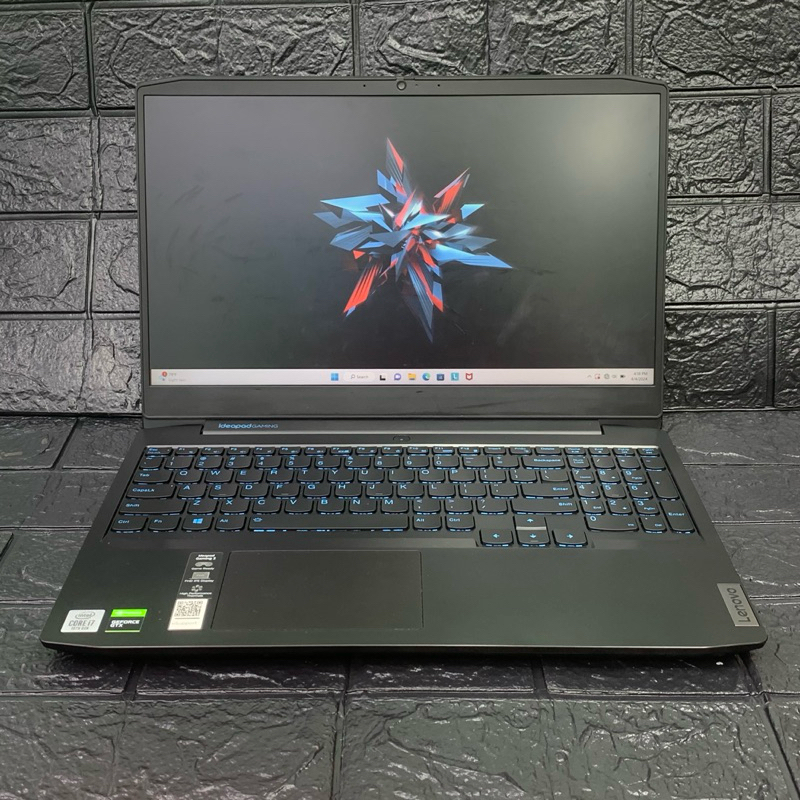 Laptop Lenovo ideapad gaming 3 Intel core i7-10750H RAM 8GB 512GB VGA GTX 1650