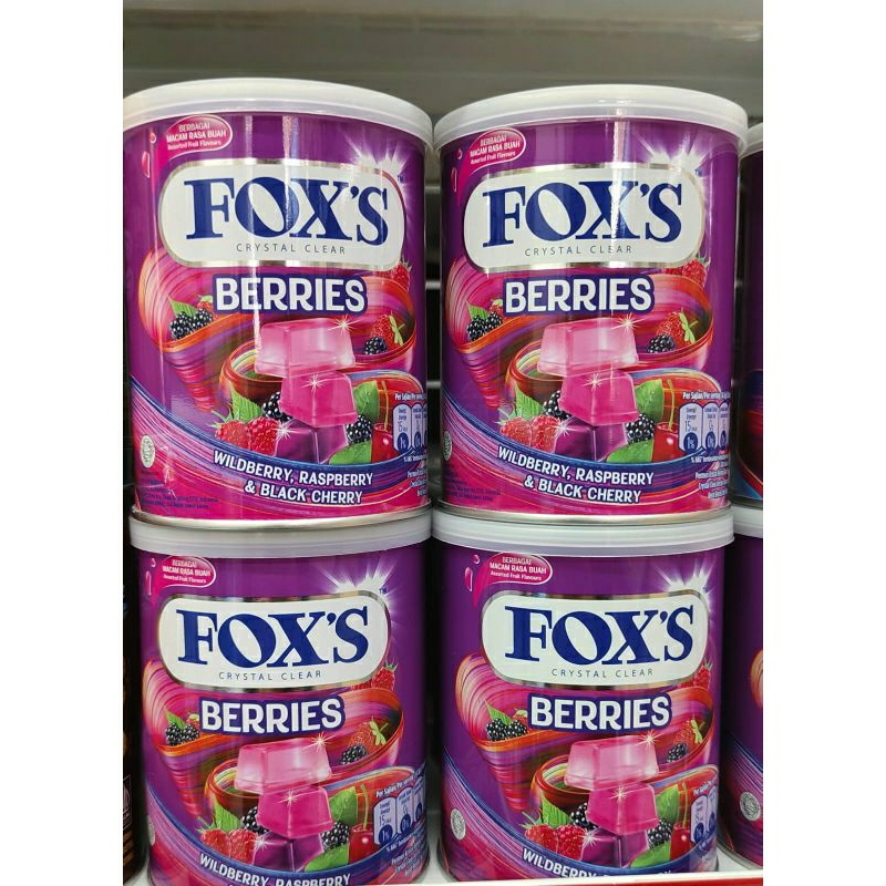 

Fox’s Candy Crystal Clear Berries 180gr