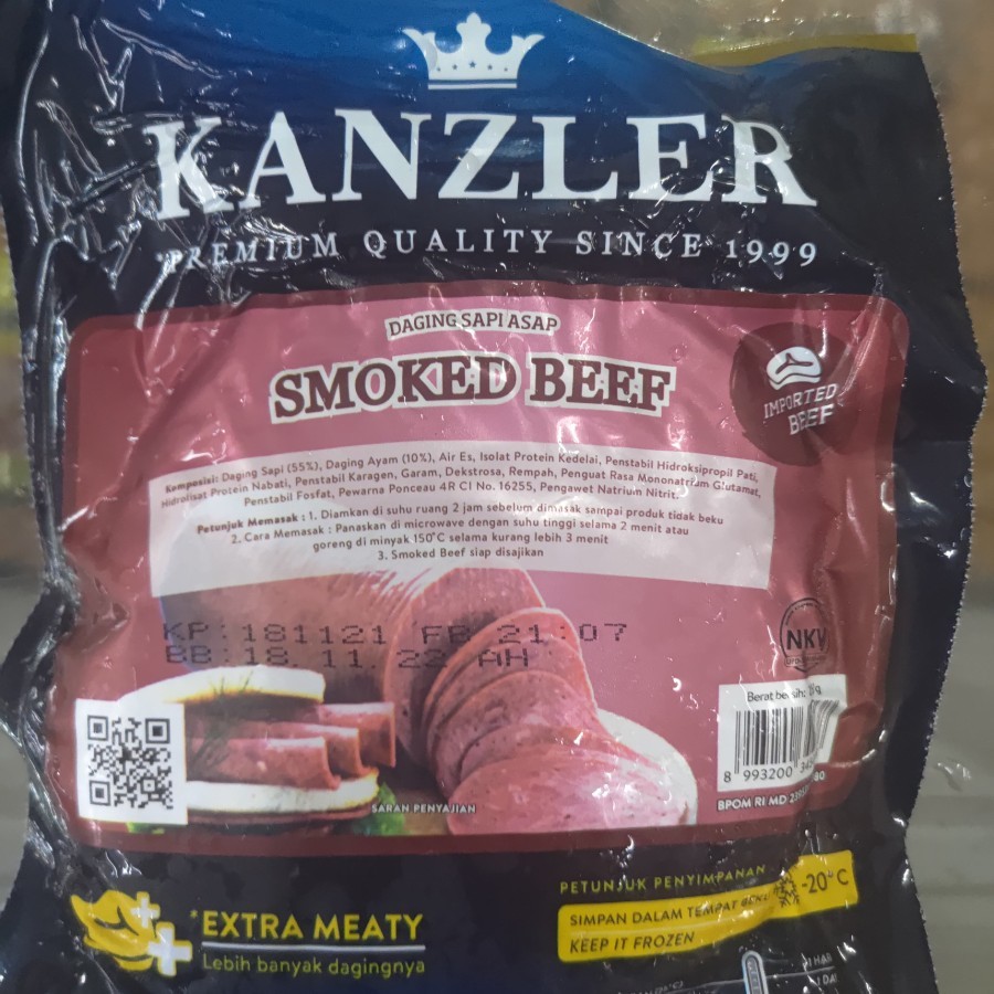 

Kanzler smoked beef 250 gr