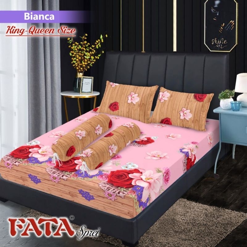 Murah Sprei Fata 3D Single Queen King 100x200 120x200 160x200 180x200 Motif Orelia, Bianca, Latonia,