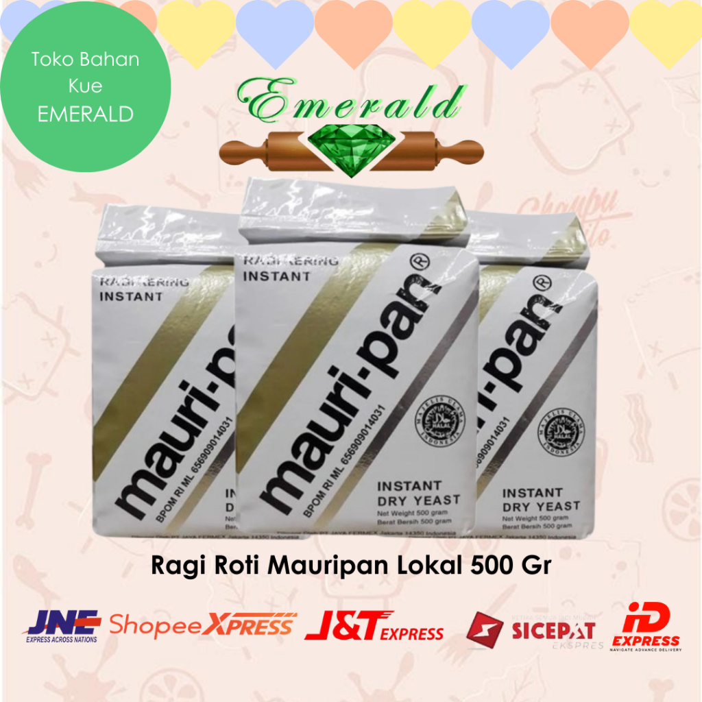 

Mauripan Gold Ragi Kering Instant Dry Yeast 500 Gr