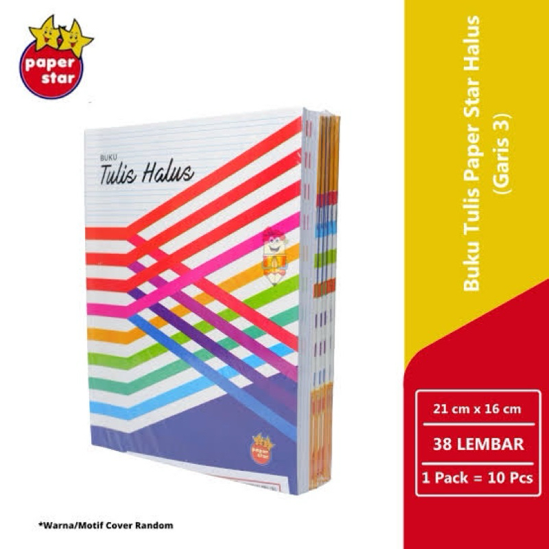 

BUKU GARIS HALUS PAPERSTAR BUKU SEKOLAH GARIS 3 38Lembar