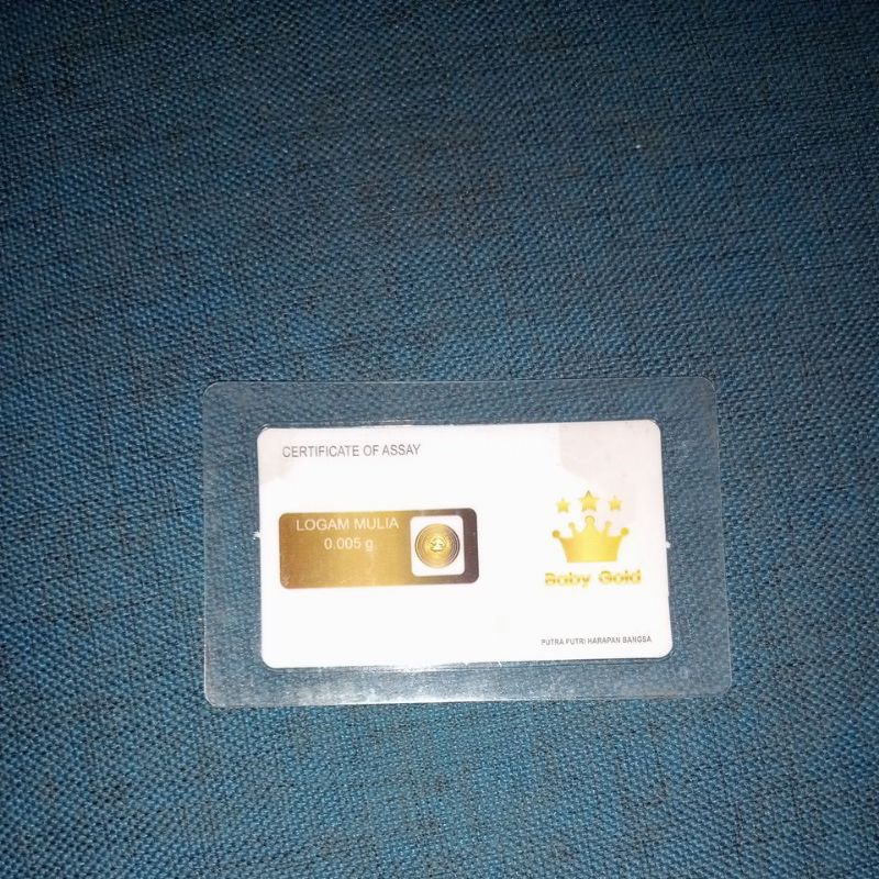 mini gold 0.005 gram original 24katat