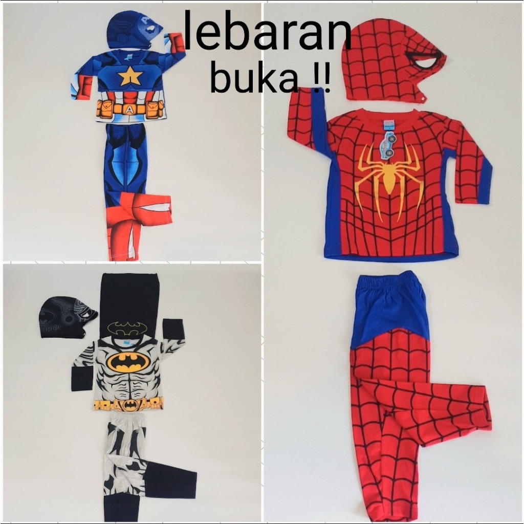 baju kostum spiderman anak