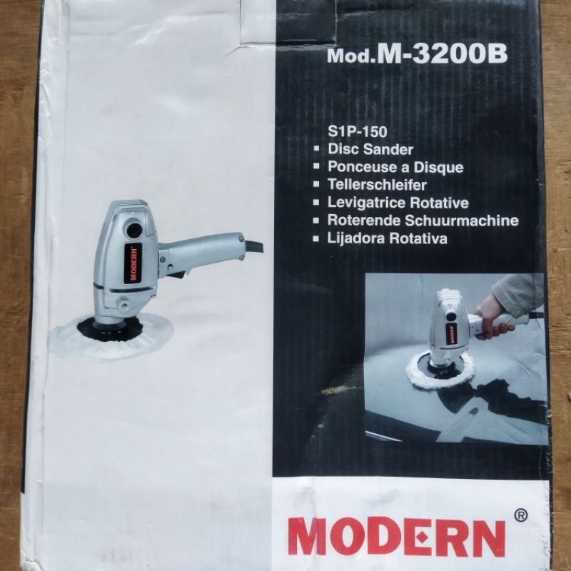 CAR POLISHER MODERN M-3200B MESIN POLES MOBIL BONUS WOL POLES