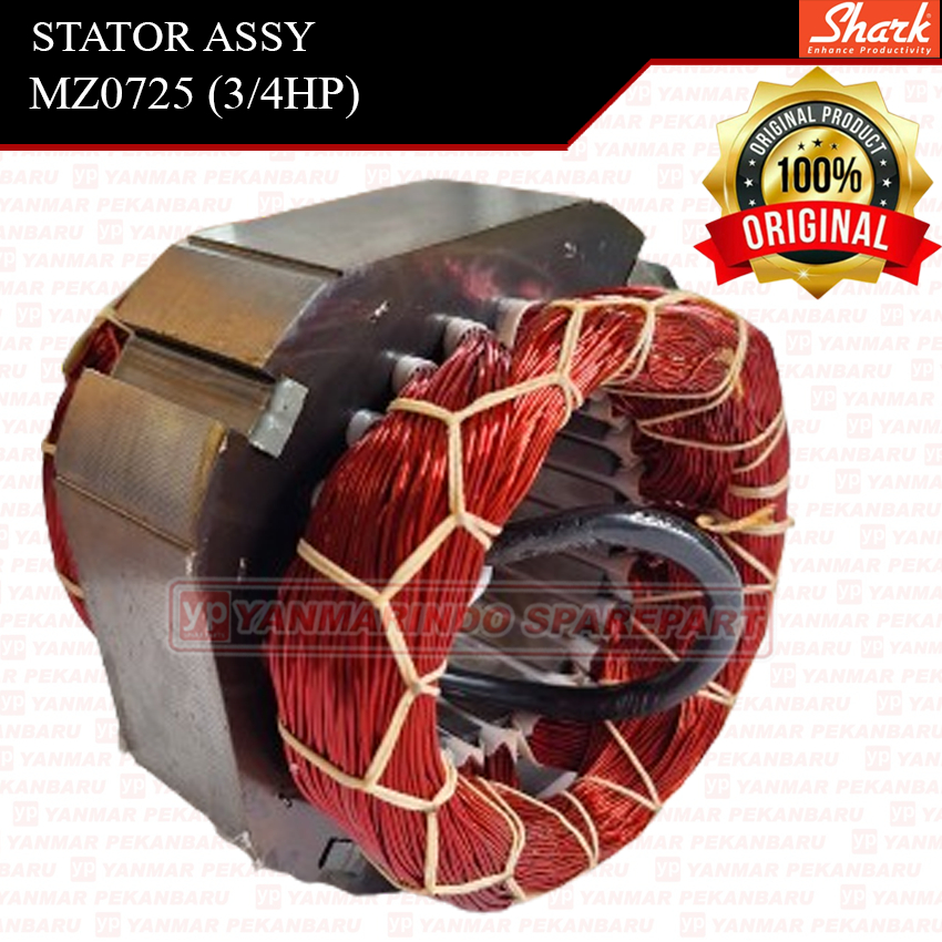 MZ0725 Stator Gulungan Spul Kompresor Portable Shark 3/4HP