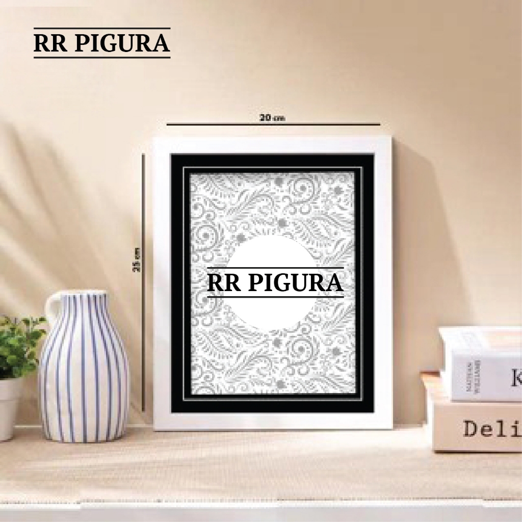 Pigura 10R Ada Kertas Tepi Ukuran Kaca 25x30 STD (GROSIR) Bingkai Foto Aesthetic Cetak Foto Custom D