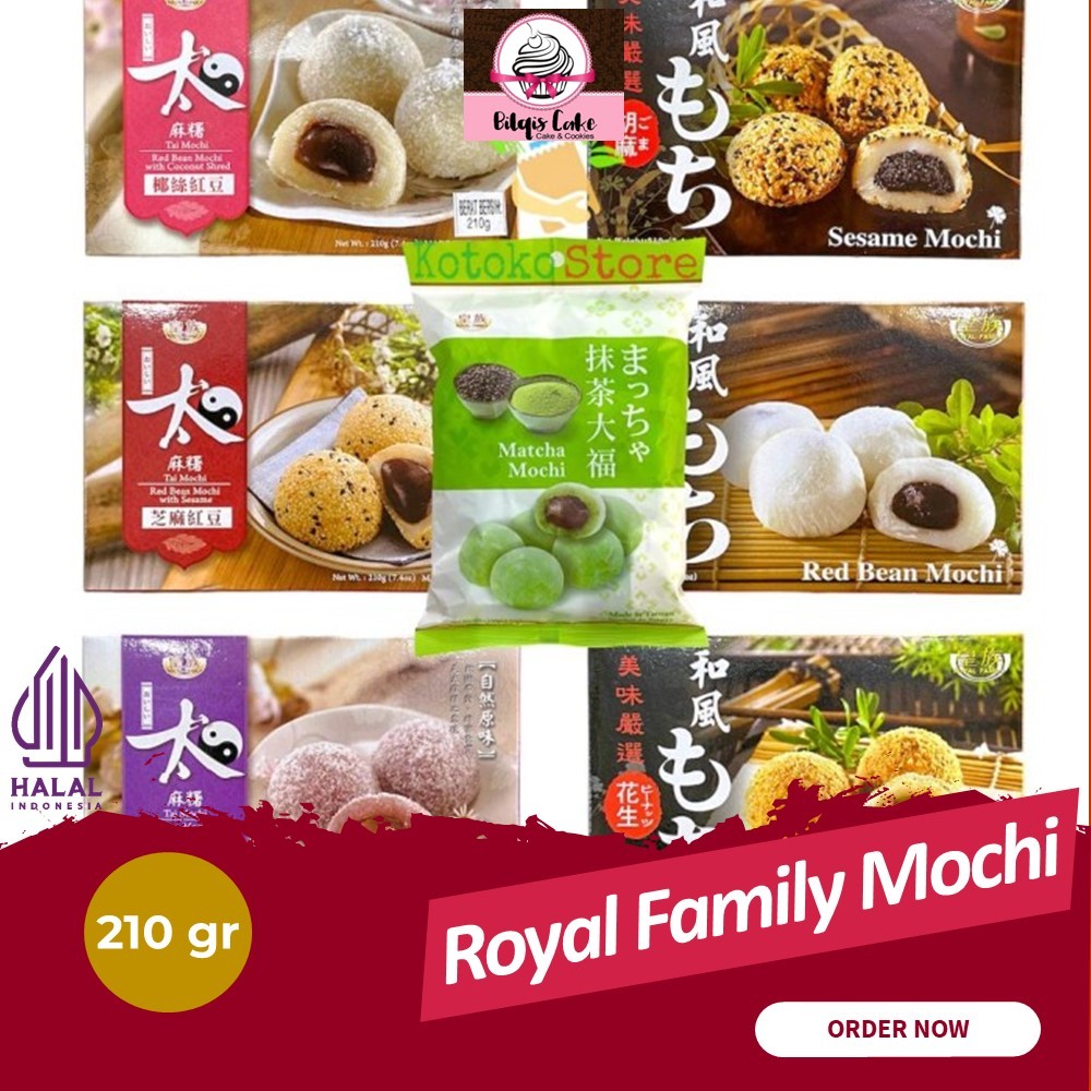 

Royal Family Mochi Varian rasa 210 gram IMPORT TAIWAN