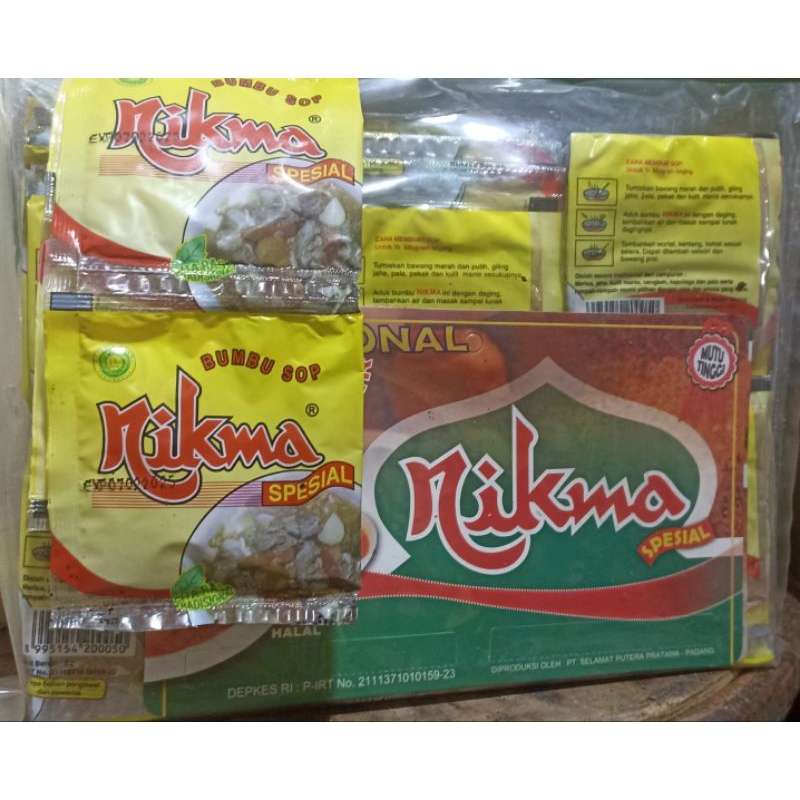 

Bumbu Sop Nikma Rentengan (5 gram) pack