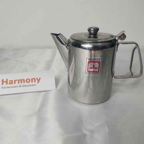Maspion Stainless Coffee Pot C 1 Liter Teko Pitcher Kopi Teh Tebal Kilap