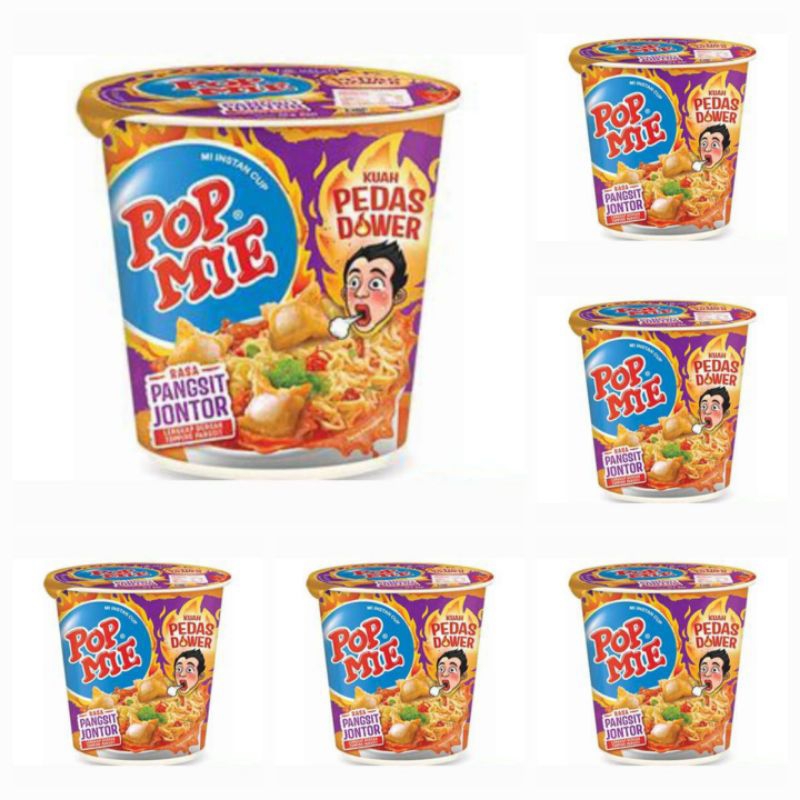 

Pop Mie Mi Instan Cup Rasa Pangsit Jontor 75 Gr