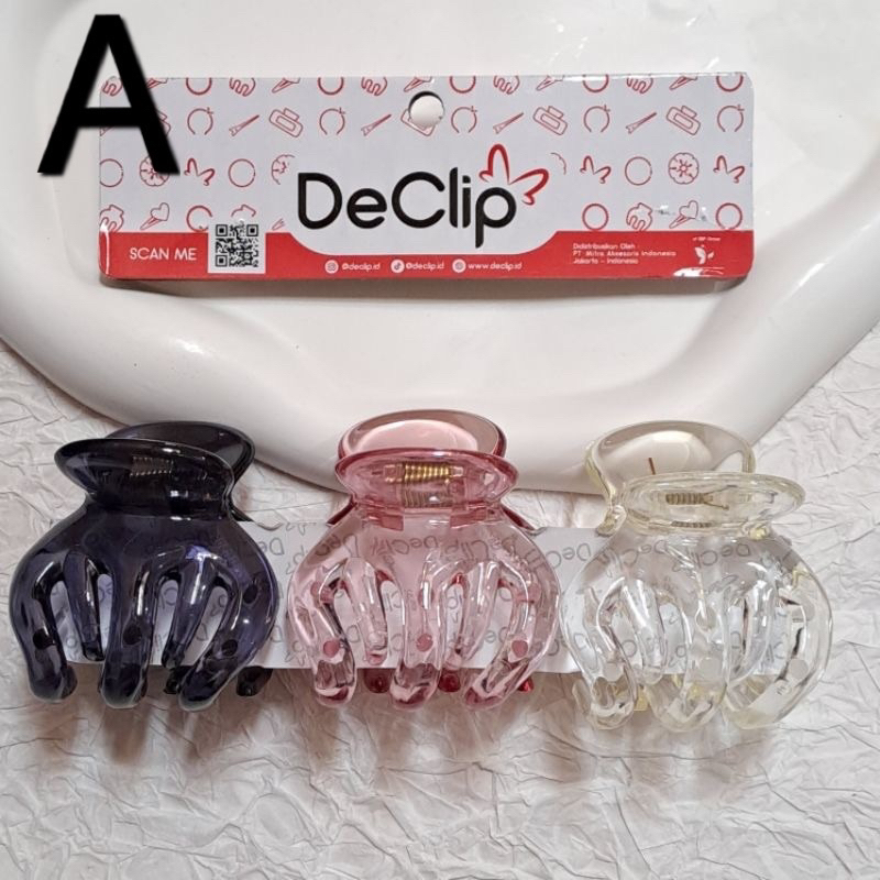3 PCS JEDAI DECLIP ORIGINAL JEPIT RAMBUT DECLIP JEDAI BANGKOK JEDAI DECLIP 5 CM GIGI 5JEDAY RAMBUT D
