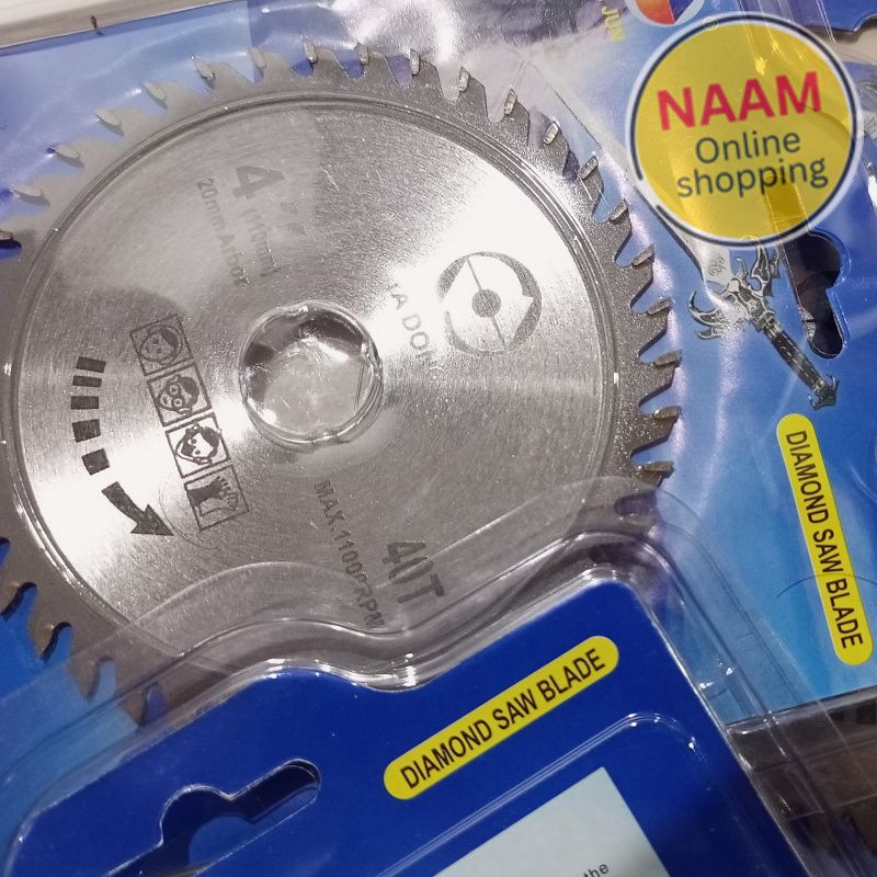 MATA GERINDA CIRCULAR SAW 4" / 4 Inchi - PISAU GRINDA POTONG KAYU DLL - MATA GERGAJI PUTAR GERINDA 4