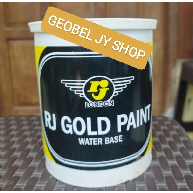 rj gold paint 1kg cat sir, cat warna emas, cat gabus cat Sterefom cat water base cat pagar cat tembo