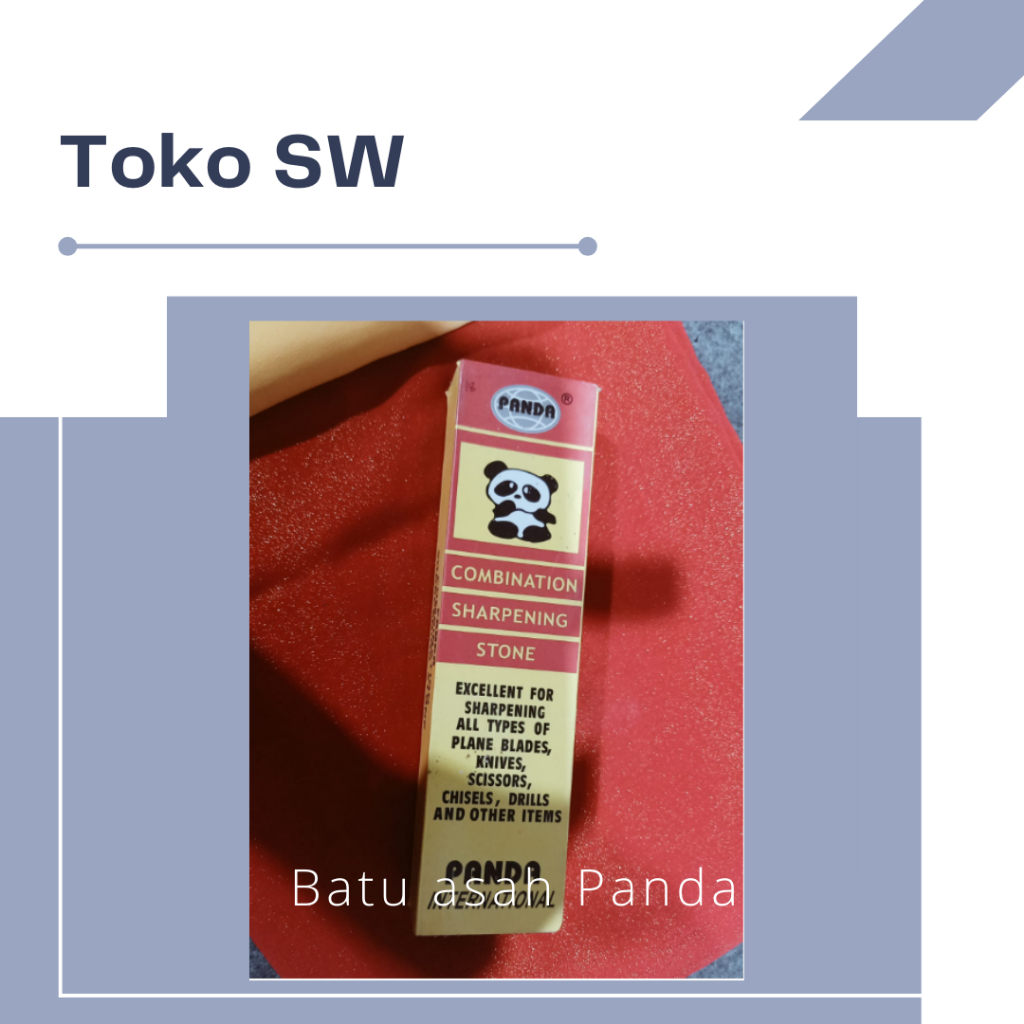 Batu asah panda / batu asah pisau