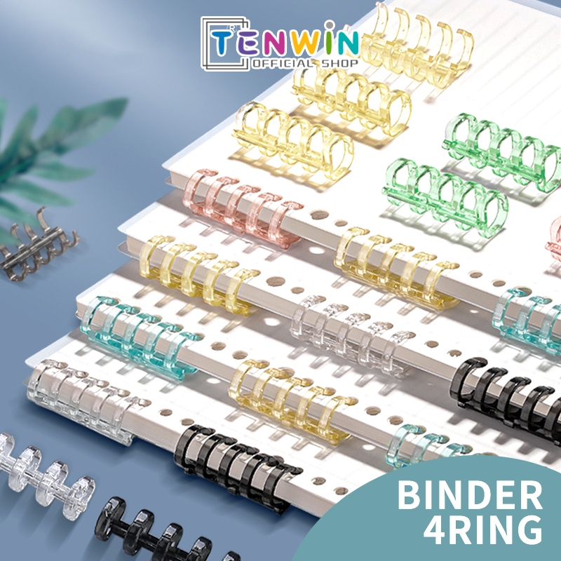 

DIY Binding Ring Binder ( 4 Rings ) Colors - 15 mm-Tenwin