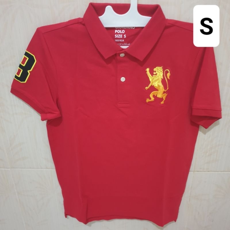 SALE POLO SHIRT GIORDANO 3D LION