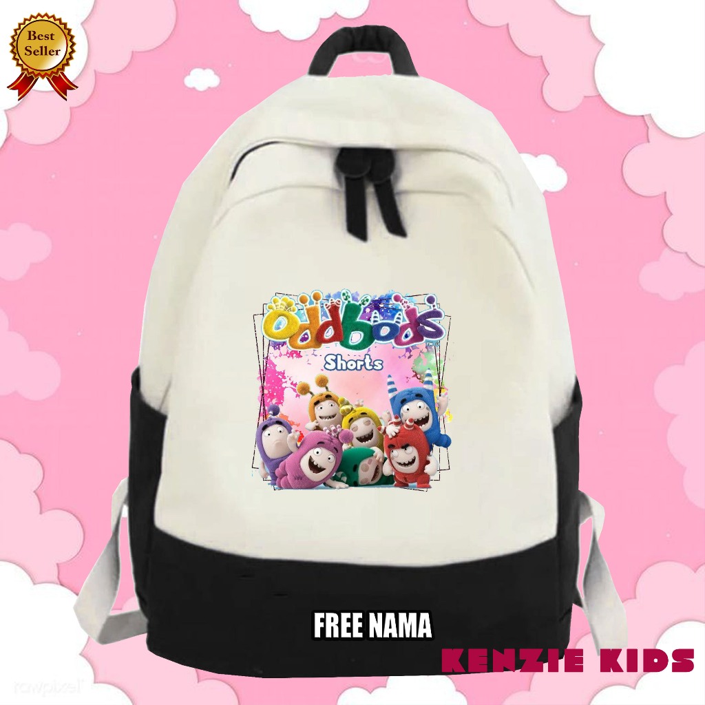 TAS BACKPACK ANAK SEKOLAH MOTIF ODDBODS