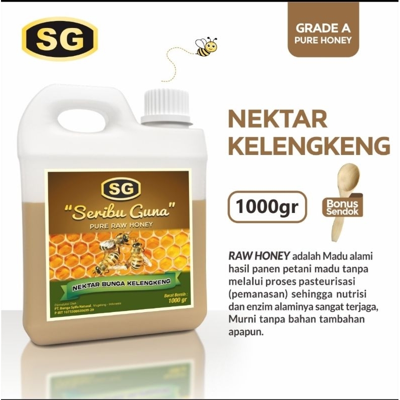 

Madu Murni Asli Seribu Guna Nektar Kelengkeng 1kg 100% Pure Raw Honey