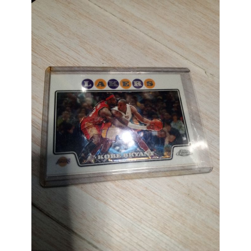kartu basket nba Kobe Bryant Topps chrome Kobe Bryant Lebron James