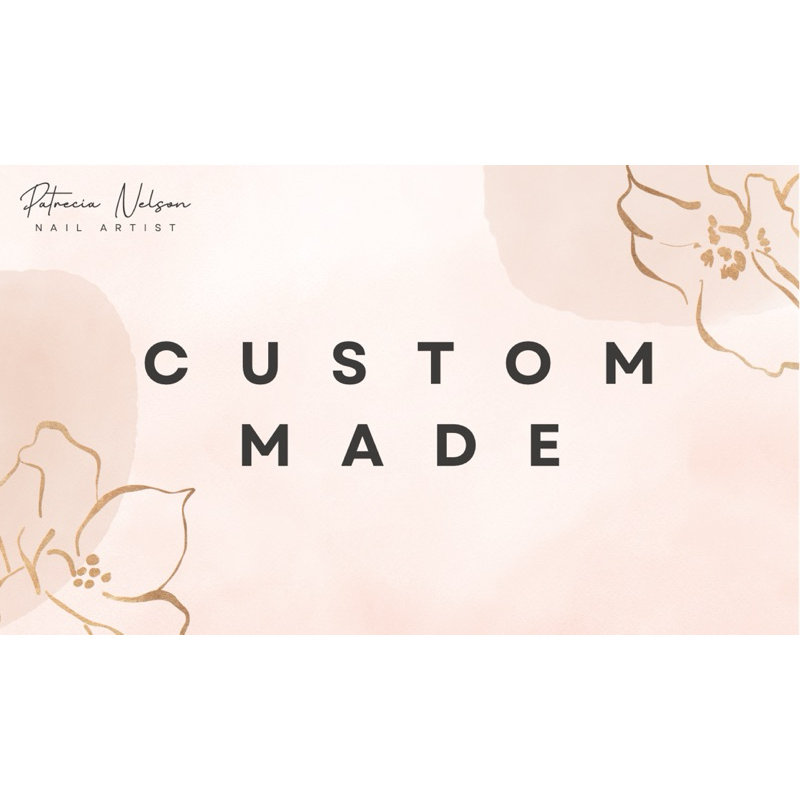 CUSTOM EXPERT NAIL ART (GEL X EXTENSION)