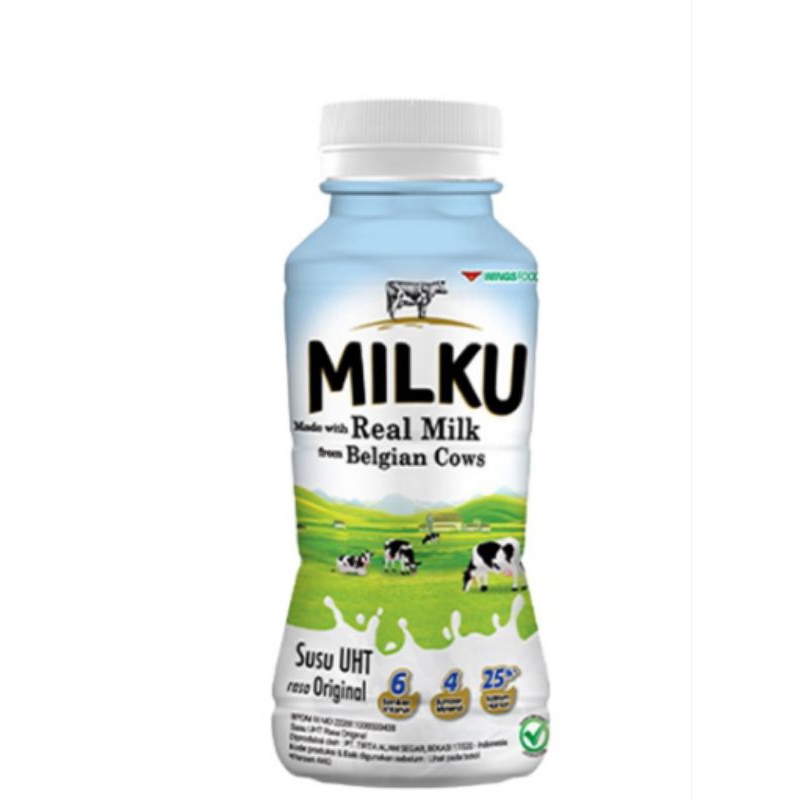 

Milku Susu UHT original Botol 200 ml