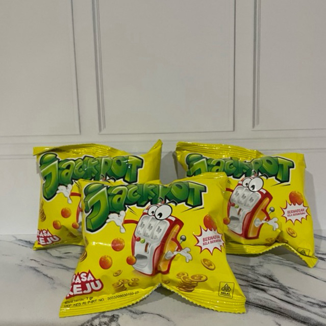 

Chiki Ciki snack Jackpot Eceran 1000 Berhadiah Jika beruntung per 10 pcs