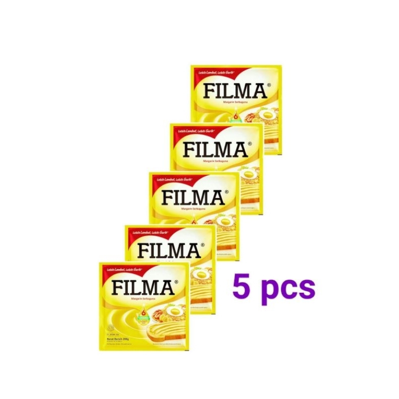 

Filma Margarine 200gr Isi 5 Pcs - Margarin Terbaik untuk Kue & Masakan