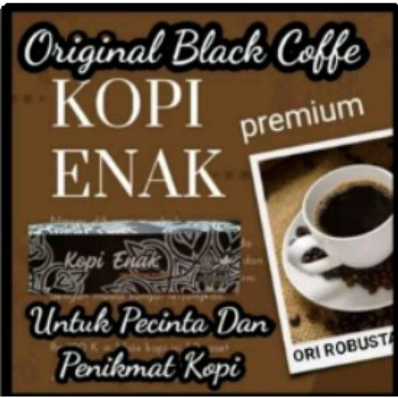 

KOPI ENAK TANPA GULA JENIS ROBUSTA