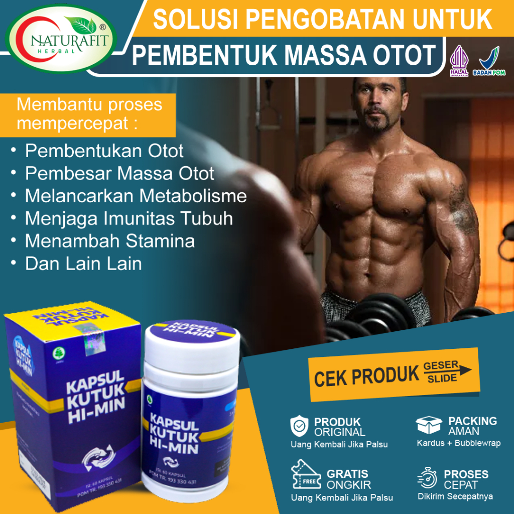 Obat Pembentuk Otot Pria Permanen Membentuk Otot Dada Perut Paha Lengan Kaki Pria Pembakar Lemak Sis