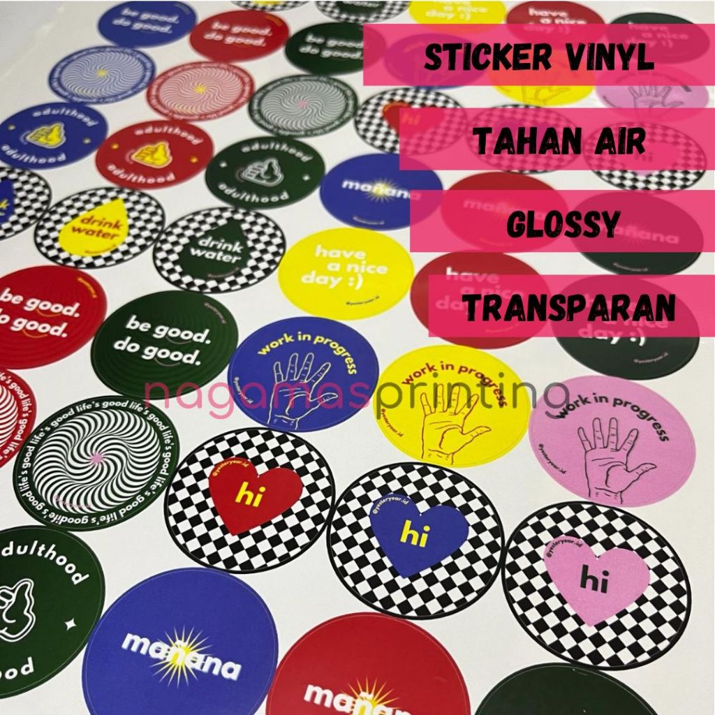 

Cetak Stiker Vinyl / Stiker Anti Air / Stiker Label Makanan / Stiker Vinyl + Cutting / Stiker Vinyl Murah / Stiker Vinyl A3+