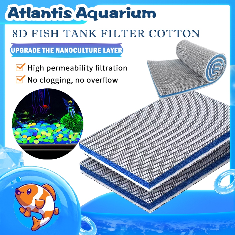 Penyaring Akuarium Filter Filter Tangki Filter Biokimia Kapas Aquarium kolam sarang lebah honeycomb 