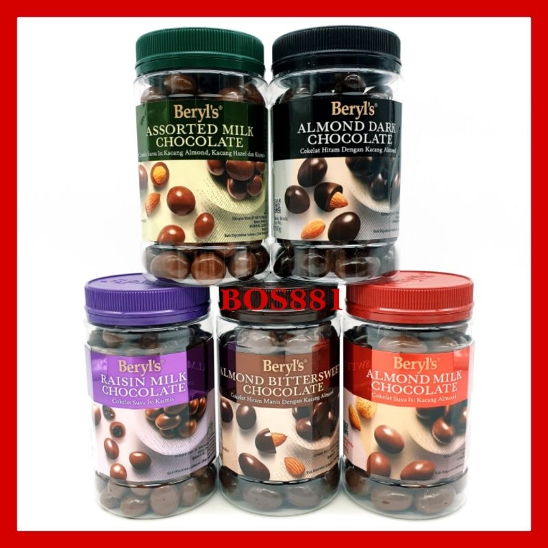 

Beryl's Coklat Almond jar 400 gram