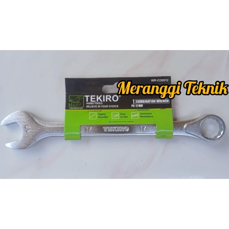 id2602 Kunci ring pas kombinasi Tekiro 17mm 17 mm combination wrench
