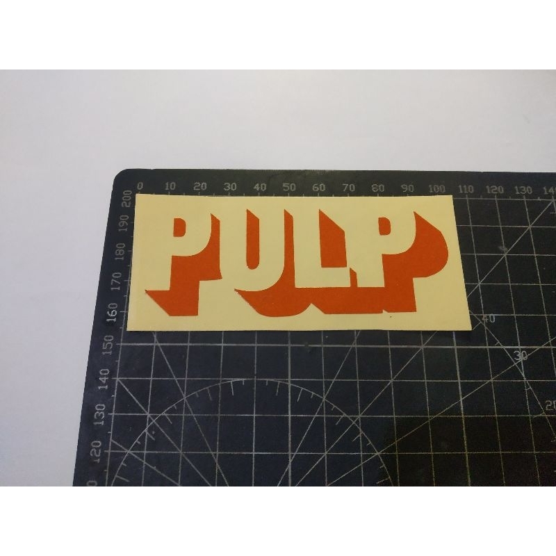 

cutting stiker pulp