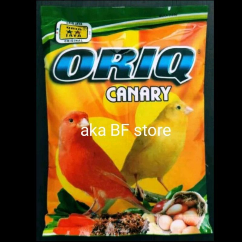 pakan burung canary oriq jaya makanan harian bervitamin