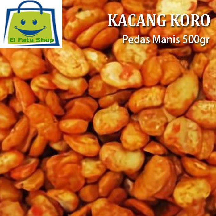 

Kacang Koro Pedas Manis 500gr Packing Lapis Kardus