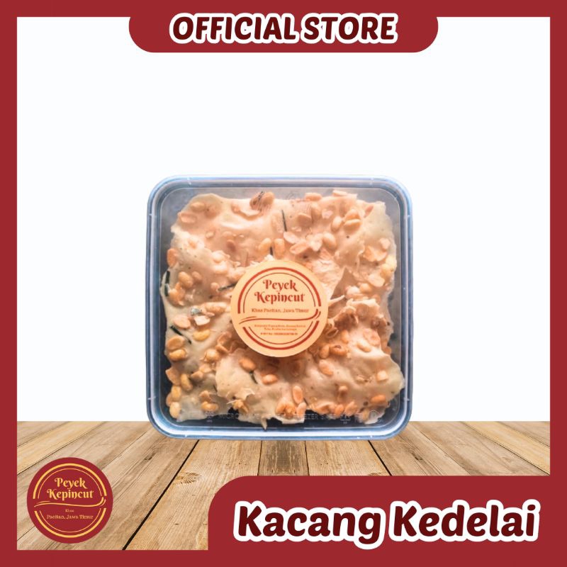 

Peyek Kepincut | Rempeyek Kacang Kedelai (Ukuran Large) | Oleh-Oleh Khas Pacitan
