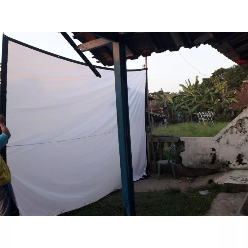 layar proyektor 3x4 meter