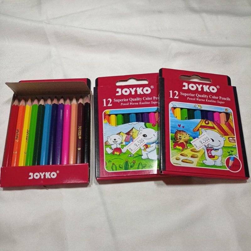 

(1 PCS) PENSIL WARNA JOYKO PENDEK 12 WARNA