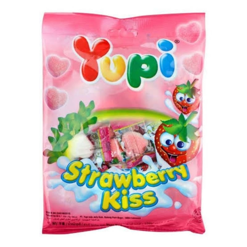 

YUPI STAWBERY KISS 110G