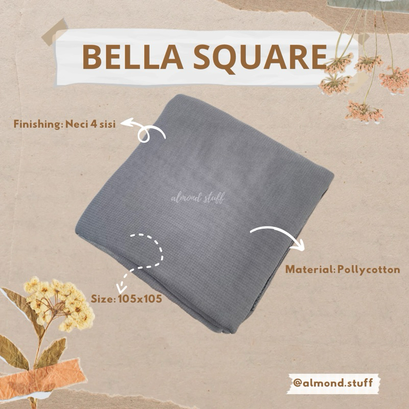 KERUDUNG SEGIEMPAT POLLYCOTTON BELLA SQUARE