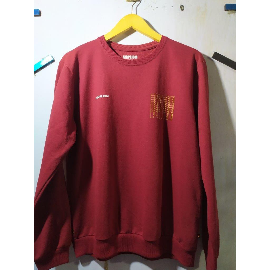 Crewneck Maroon