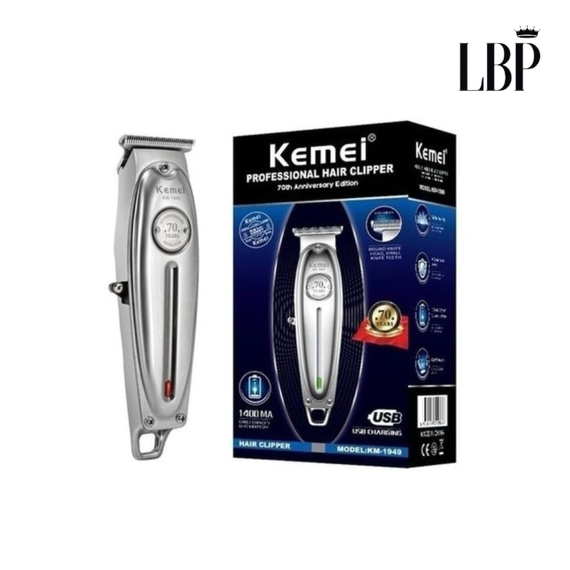 Kemei KM-1949 Cordless Trimmer(Metal Body)