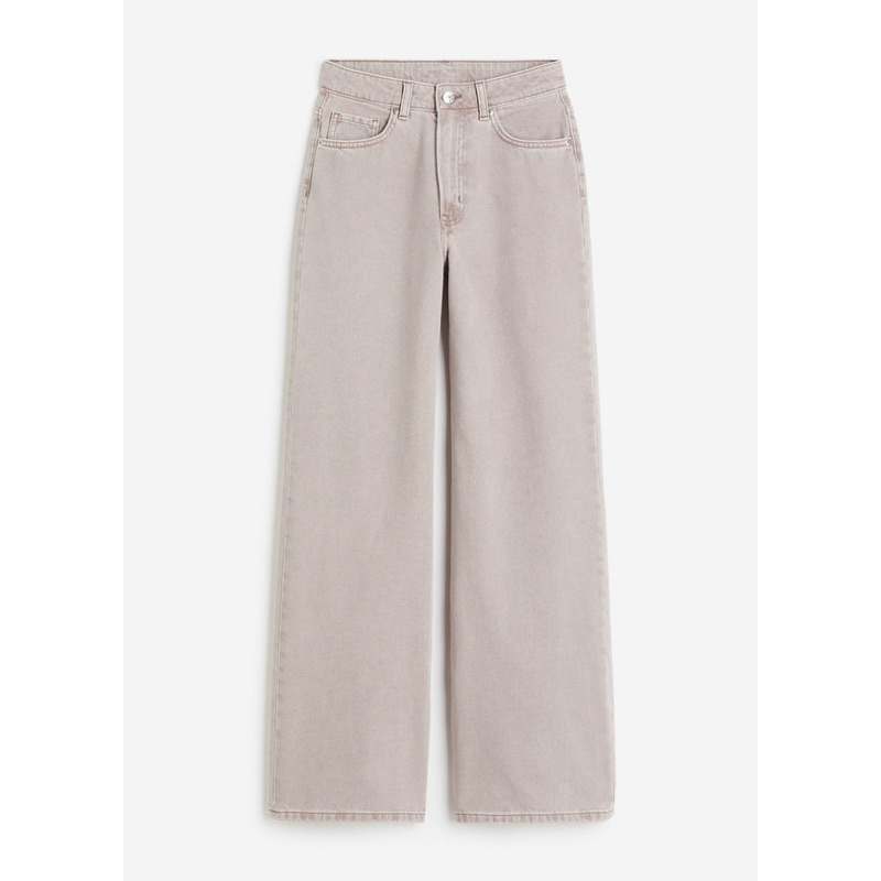 Jeans H&M HnM Wide High waist Celana Wanita Original New