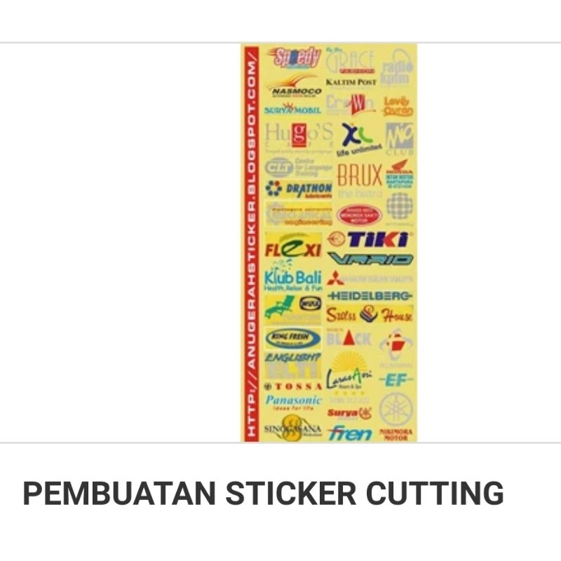 

stiker kating pilih sendiri